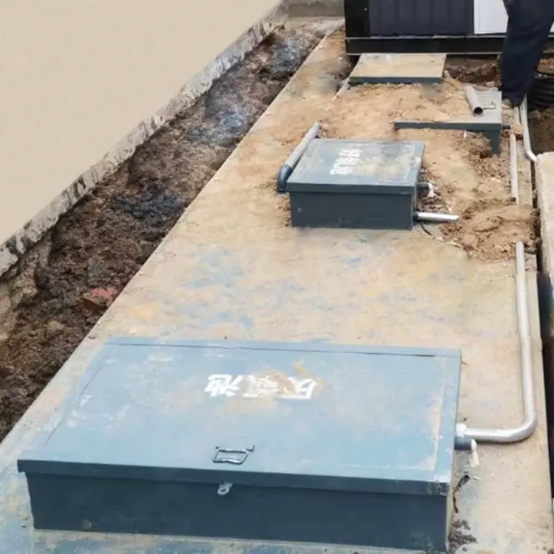 Equipos de reutilización de aguas residuales en comunidades